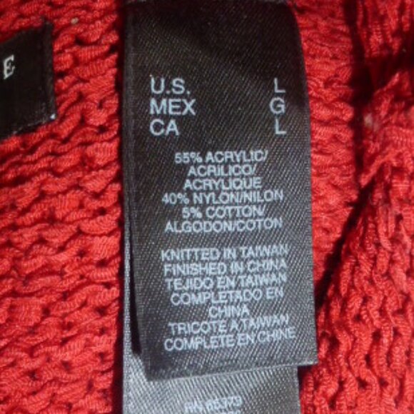 CRAZY HORSE 🧿COLLECTION Multicolor Embellished  Design Y2K 90s PULLOVER  Sz L - Picture 8 of 8